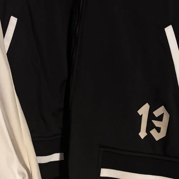 Rihanna  by Fenty Puma Black & White Bomber Jacket with flared sleeves UNIQUE - Picture 8 of 16